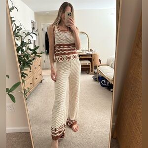 NWOT crochet matching set